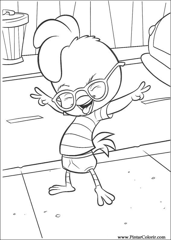 Coloring page: Chicken Little (Animation Movies) #73202 - Free Printable Coloring Pages