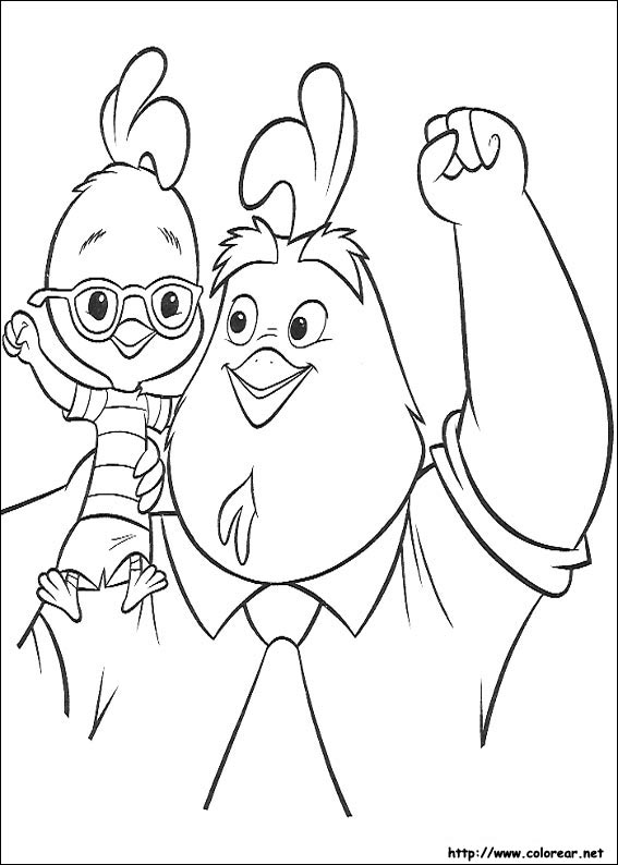 Coloring page: Chicken Little (Animation Movies) #73219 - Free Printable Coloring Pages