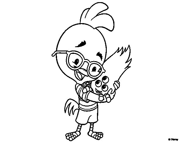 Coloring page: Chicken Little (Animation Movies) #73249 - Free Printable Coloring Pages