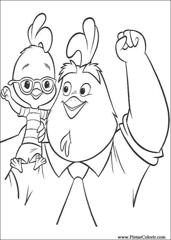 Coloring page: Chicken Little (Animation Movies) #73271 - Free Printable Coloring Pages