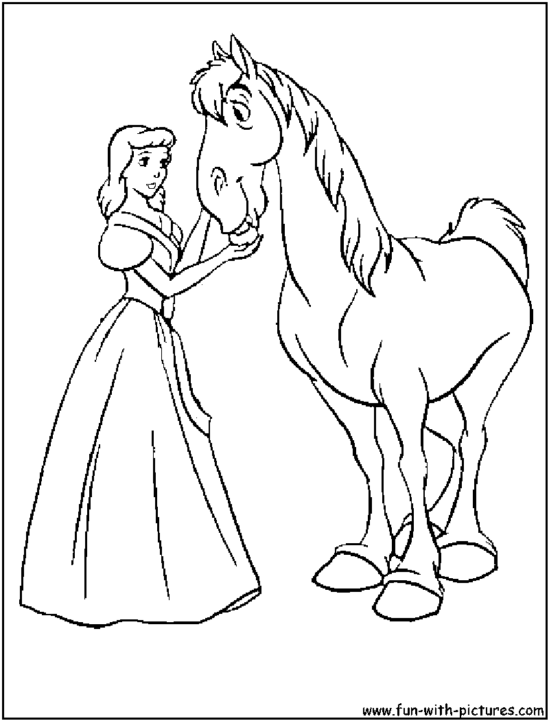 Coloring page: Cinderella (Animation Movies) #129500 - Free Printable Coloring Pages