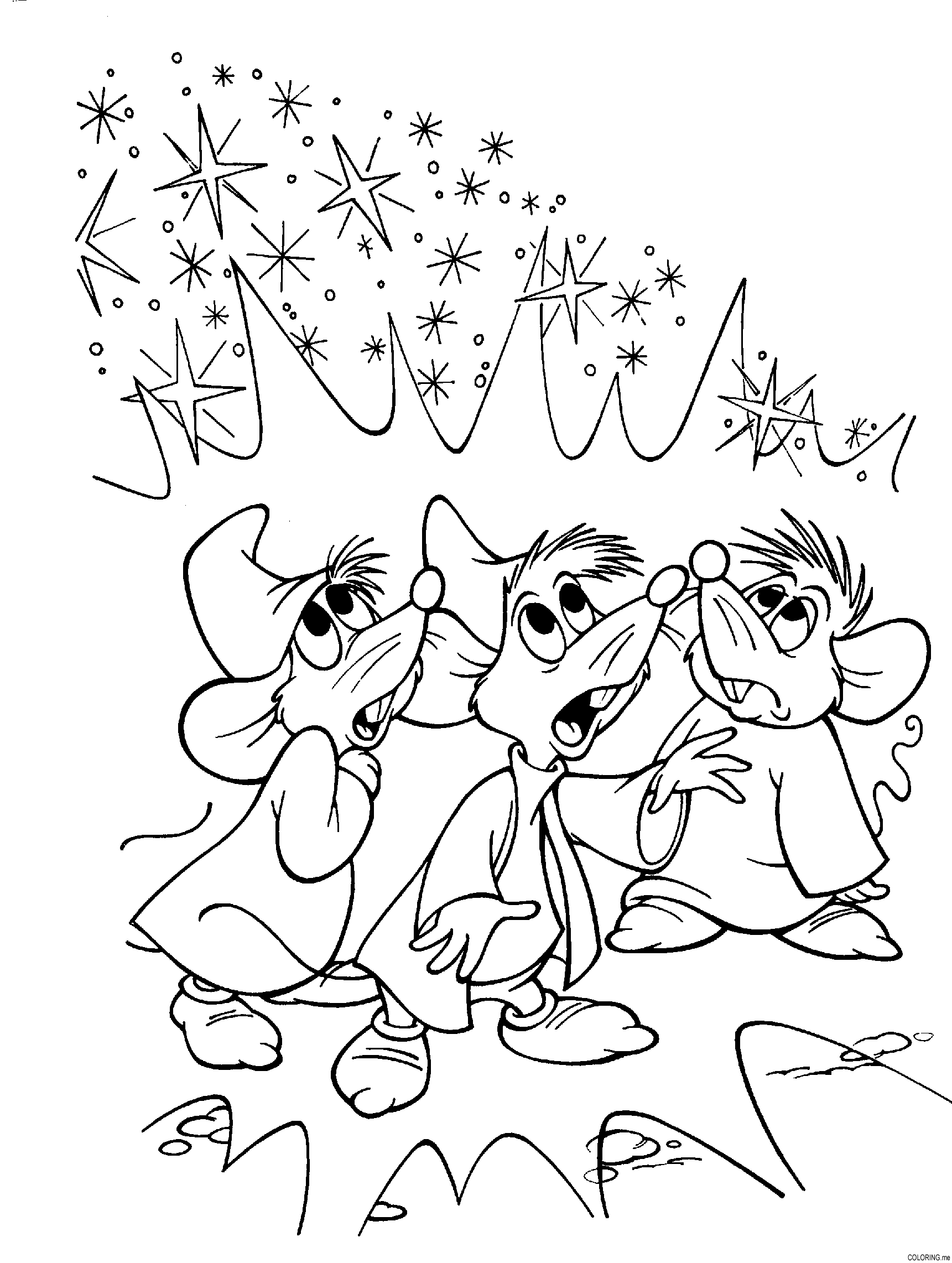 Coloring page: Cinderella (Animation Movies) #129545 - Free Printable Coloring Pages