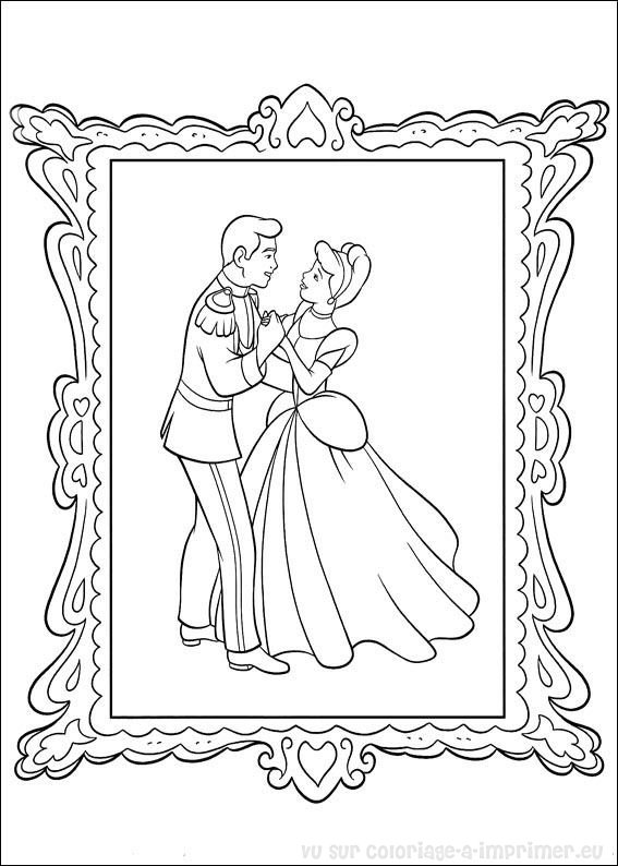 Coloring page: Cinderella (Animation Movies) #129592 - Free Printable Coloring Pages