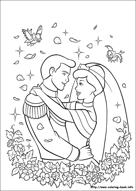 Coloring page: Cinderella (Animation Movies) #129597 - Free Printable Coloring Pages