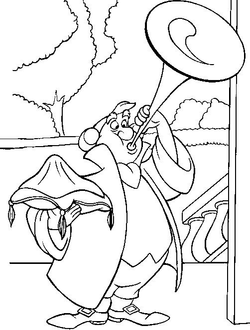 Coloring page: Cinderella (Animation Movies) #129599 - Free Printable Coloring Pages