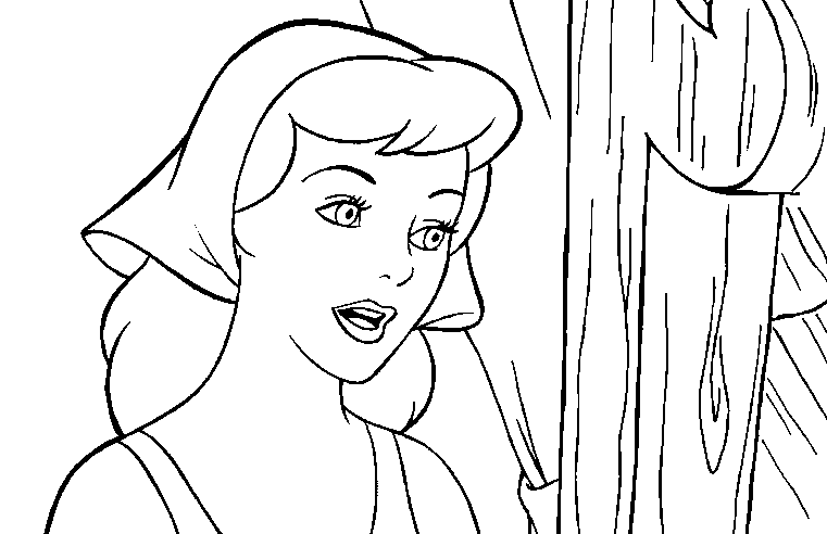 Coloring page: Cinderella (Animation Movies) #129601 - Free Printable Coloring Pages