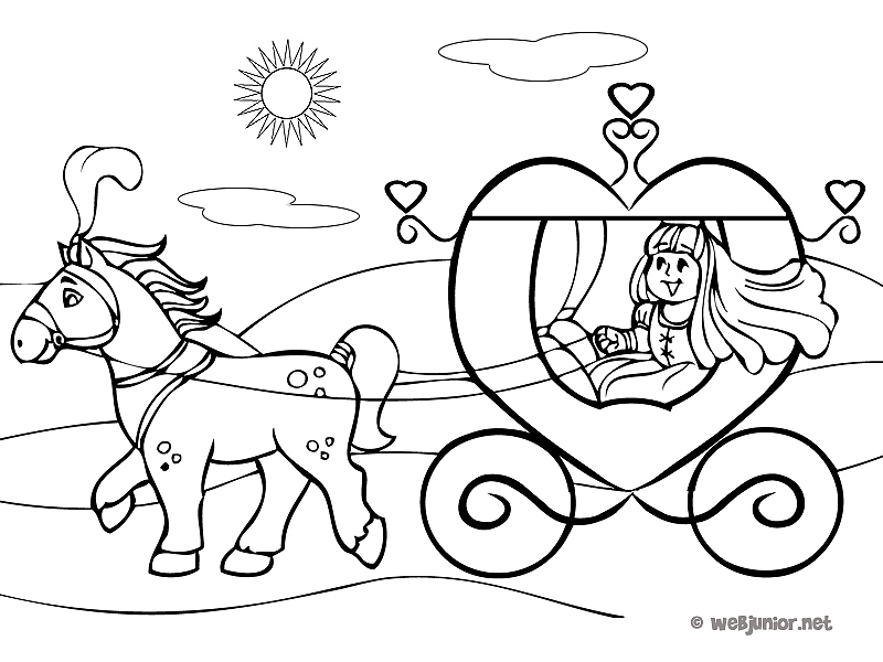 Coloring page: Cinderella (Animation Movies) #129604 - Free Printable Coloring Pages