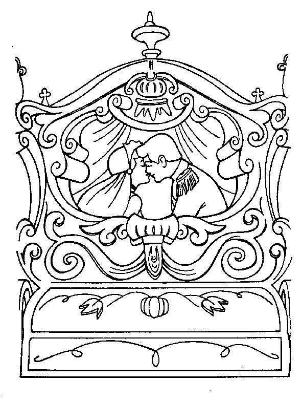 Coloring page: Cinderella (Animation Movies) #129641 - Free Printable Coloring Pages