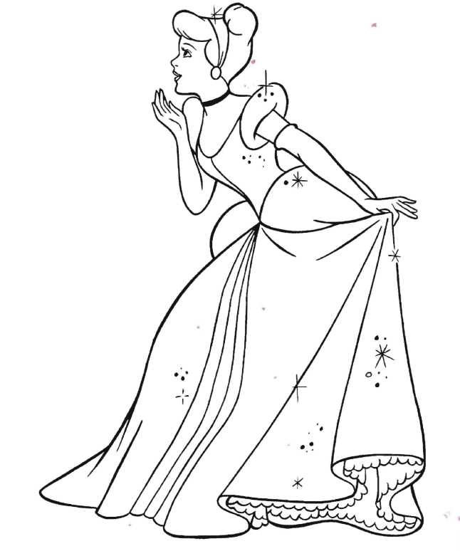 9200 Printable Coloring Pages Of Cinderella  HD