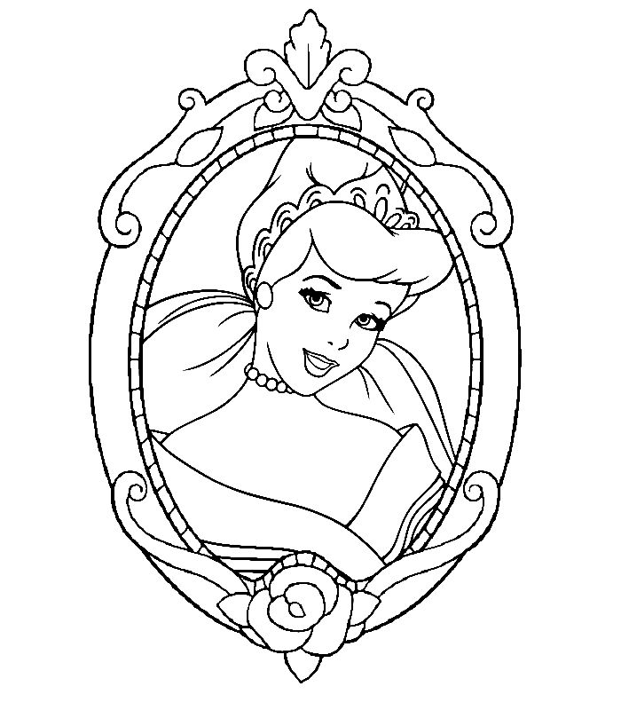 Coloring page: Cinderella (Animation Movies) #129647 - Free Printable Coloring Pages