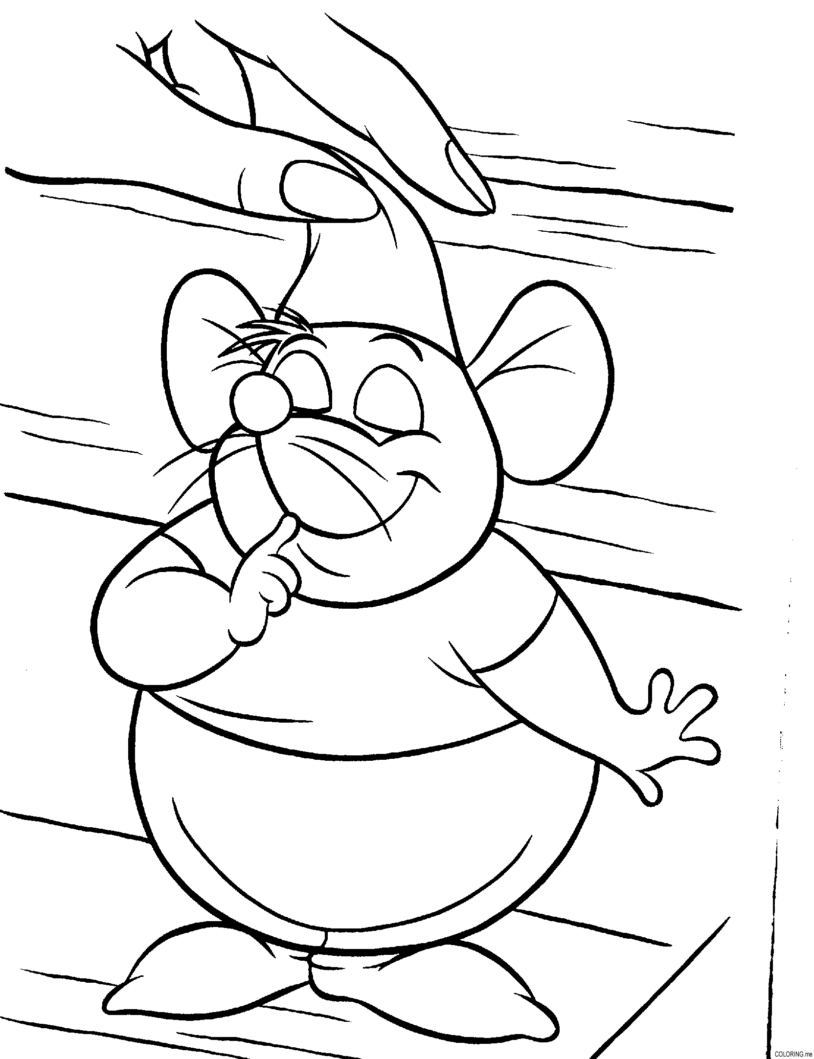 Coloring page: Cinderella (Animation Movies) #129662 - Free Printable Coloring Pages