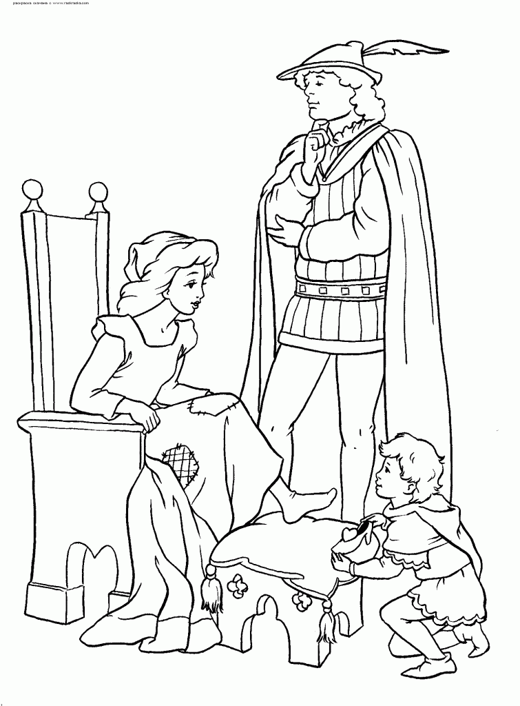 Coloring page: Cinderella (Animation Movies) #129673 - Free Printable Coloring Pages