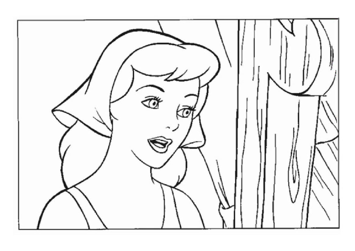 Coloring page: Cinderella (Animation Movies) #129715 - Free Printable Coloring Pages