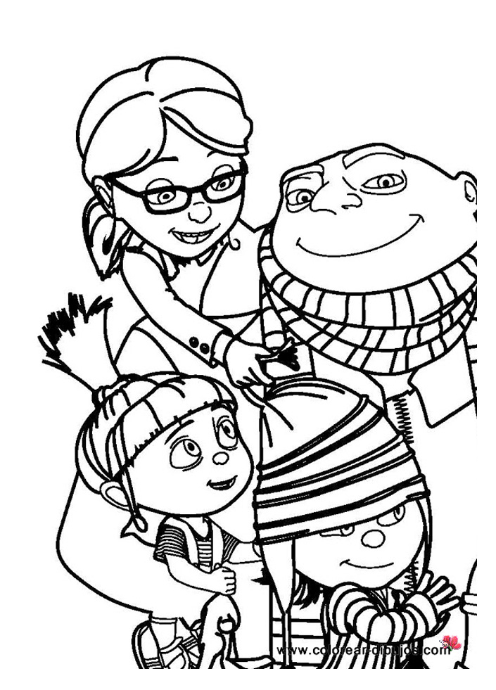 Coloring page: Despicable me (Animation Movies) #130344 - Free Printable Coloring Pages