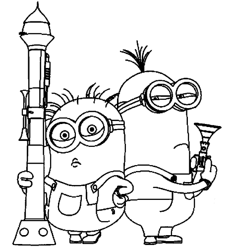 Coloring page: Despicable me (Animation Movies) #130373 - Free Printable Coloring Pages