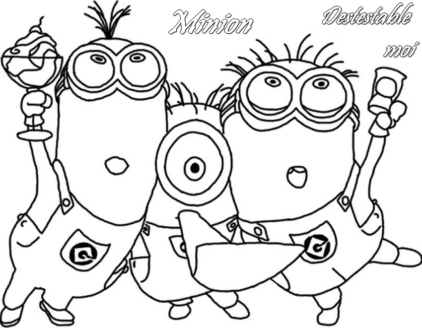 Coloring page: Despicable me (Animation Movies) #130381 - Free Printable Coloring Pages