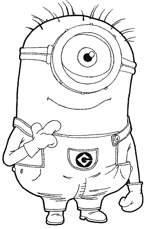 Coloring page: Despicable me (Animation Movies) #130391 - Free Printable Coloring Pages