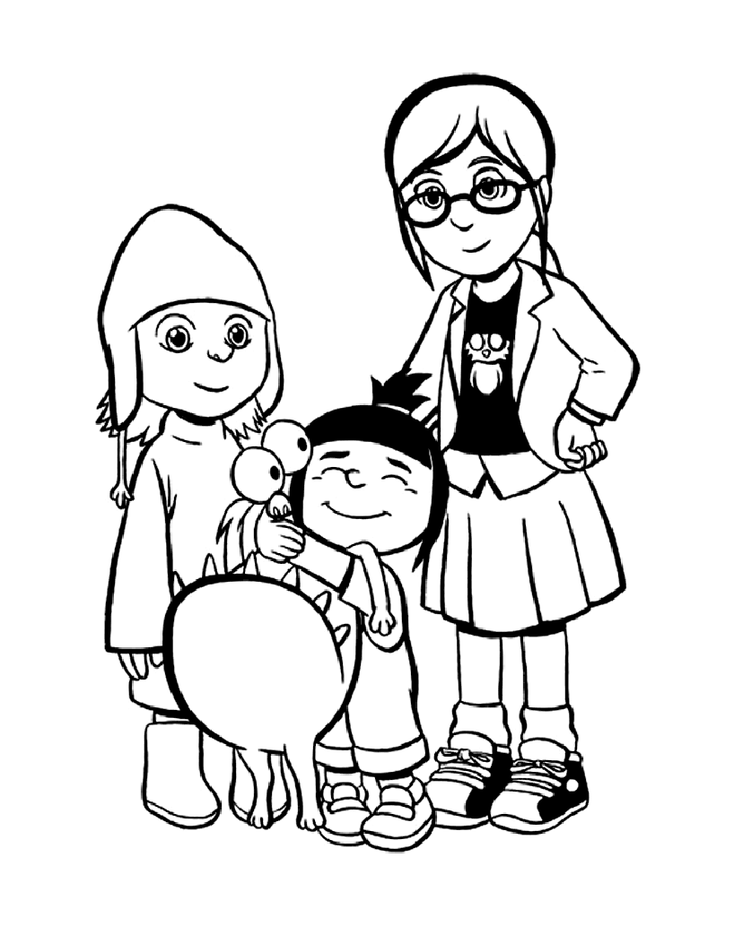 Coloring page: Despicable me (Animation Movies) #130407 - Free Printable Coloring Pages