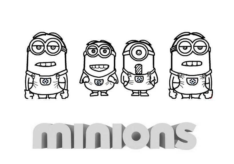Coloring page: Despicable me (Animation Movies) #130468 - Free Printable Coloring Pages