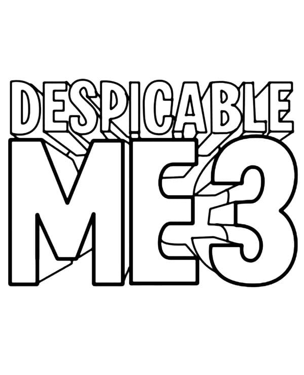 Free printable Despicable Me coloring page #199759 from Animation Movies collection
