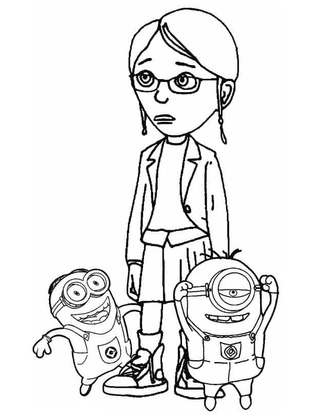 Free printable Despicable Me coloring page #199767 from Animation Movies collection