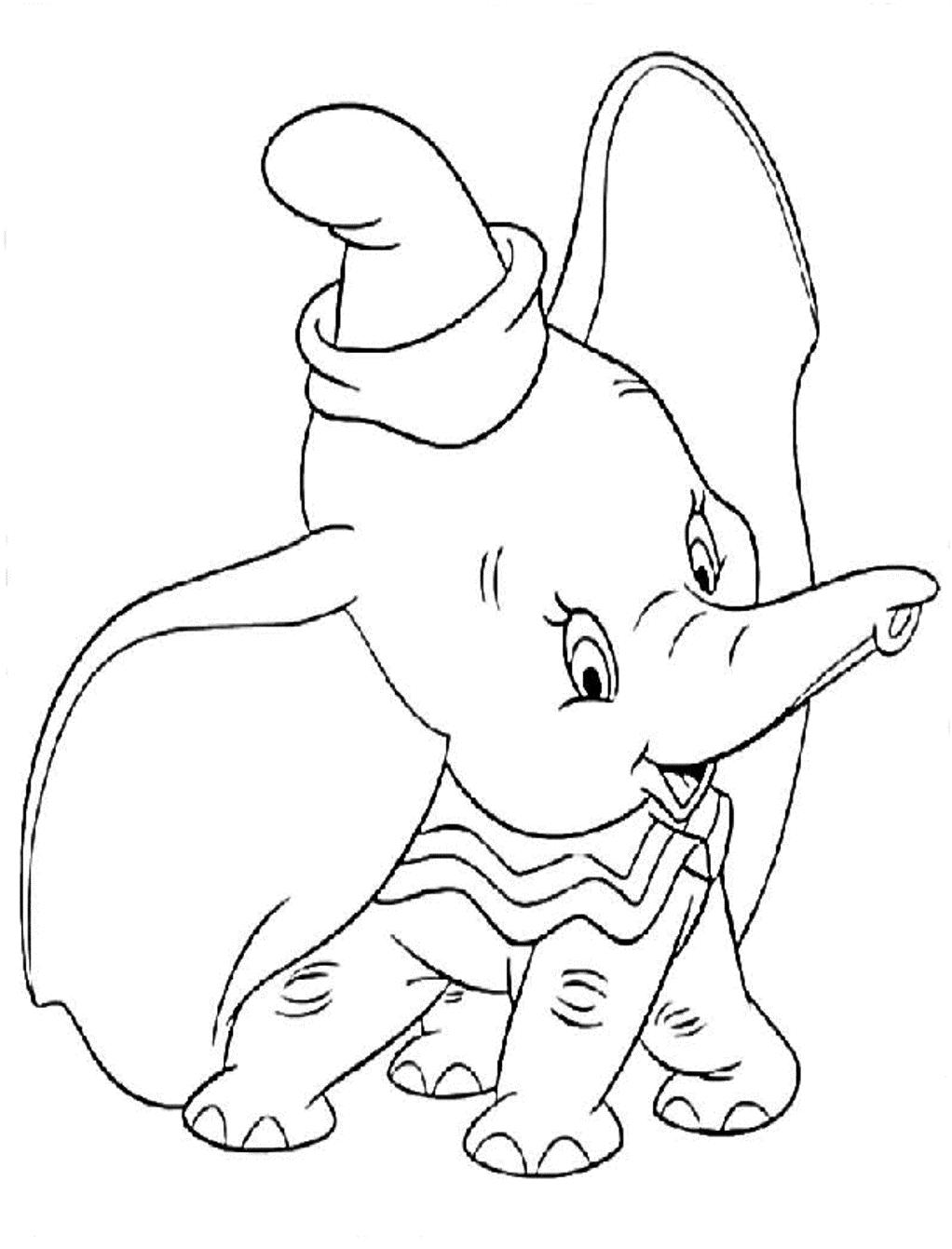Coloring page: Dumbo (Animation Movies) #170556 - Free Printable Coloring Pages