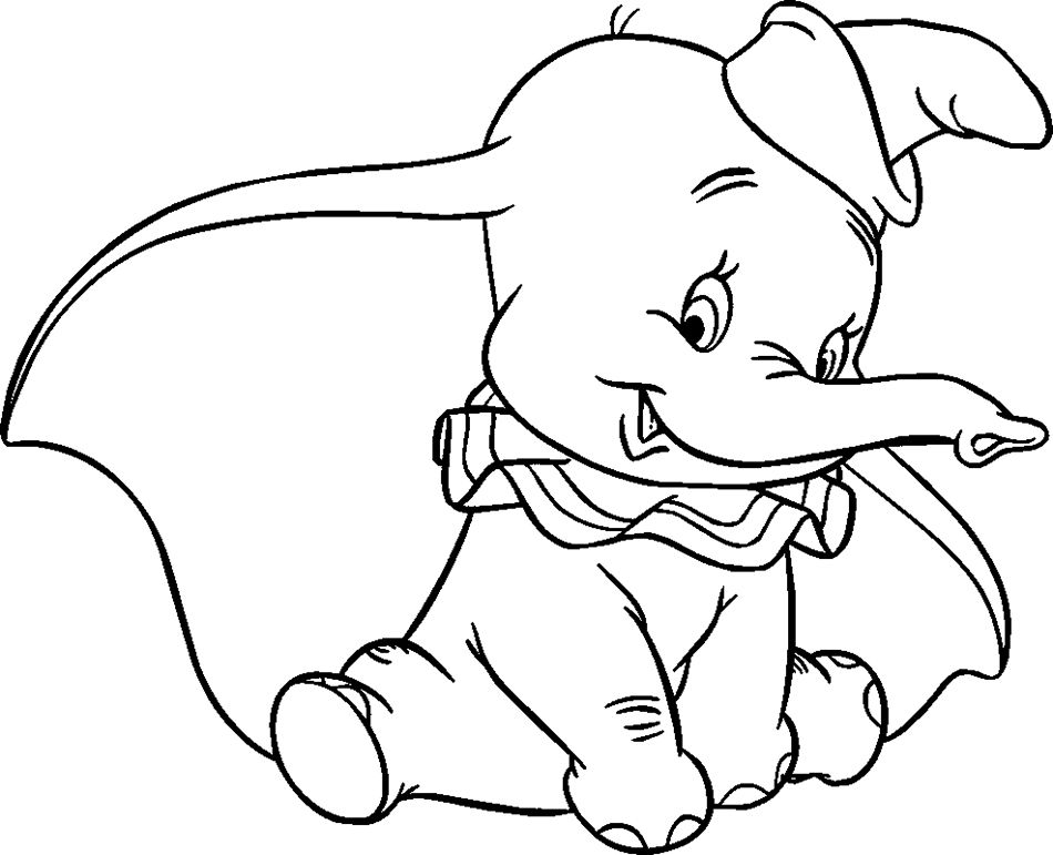 Coloring page: Dumbo (Animation Movies) #170564 - Free Printable Coloring Pages