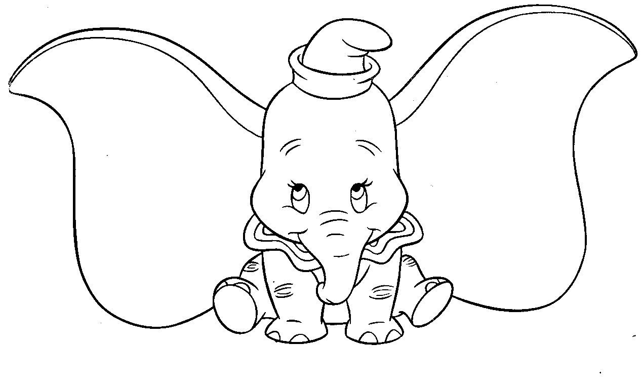 Coloring page: Dumbo (Animation Movies) #170568 - Free Printable Coloring Pages