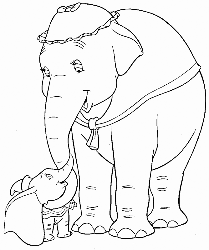 Coloring page: Dumbo (Animation Movies) #170569 - Free Printable Coloring Pages