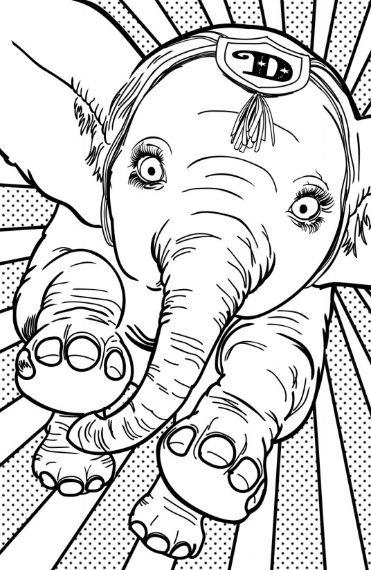 Coloring page: Dumbo (Animation Movies) #170571 - Free Printable Coloring Pages
