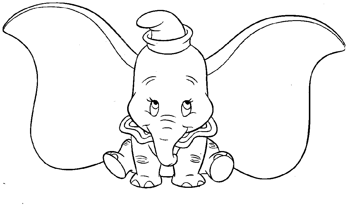 Coloring page: Dumbo (Animation Movies) #170579 - Free Printable Coloring Pages
