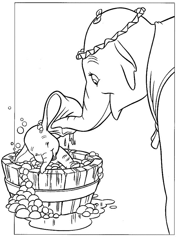 Coloring page: Dumbo (Animation Movies) #170583 - Free Printable Coloring Pages