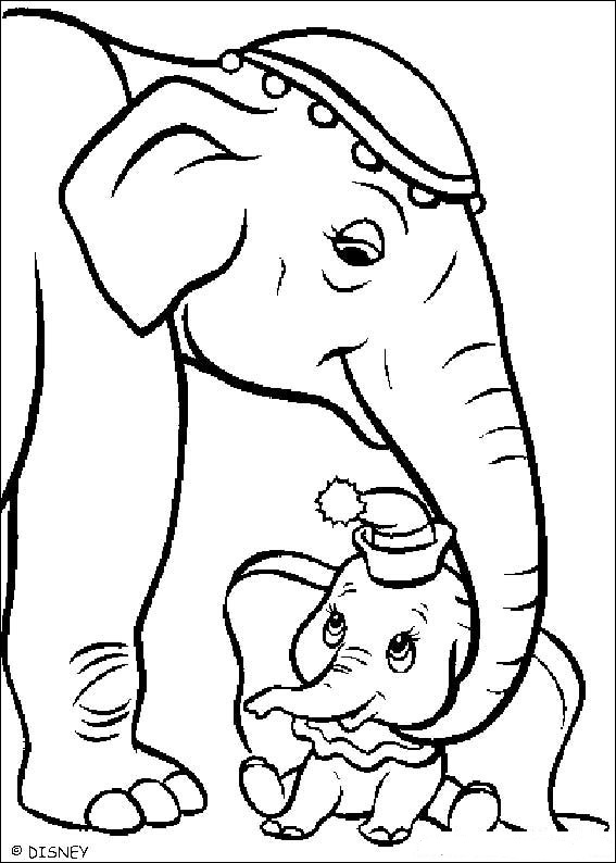 Coloring page: Dumbo (Animation Movies) #170595 - Free Printable Coloring Pages