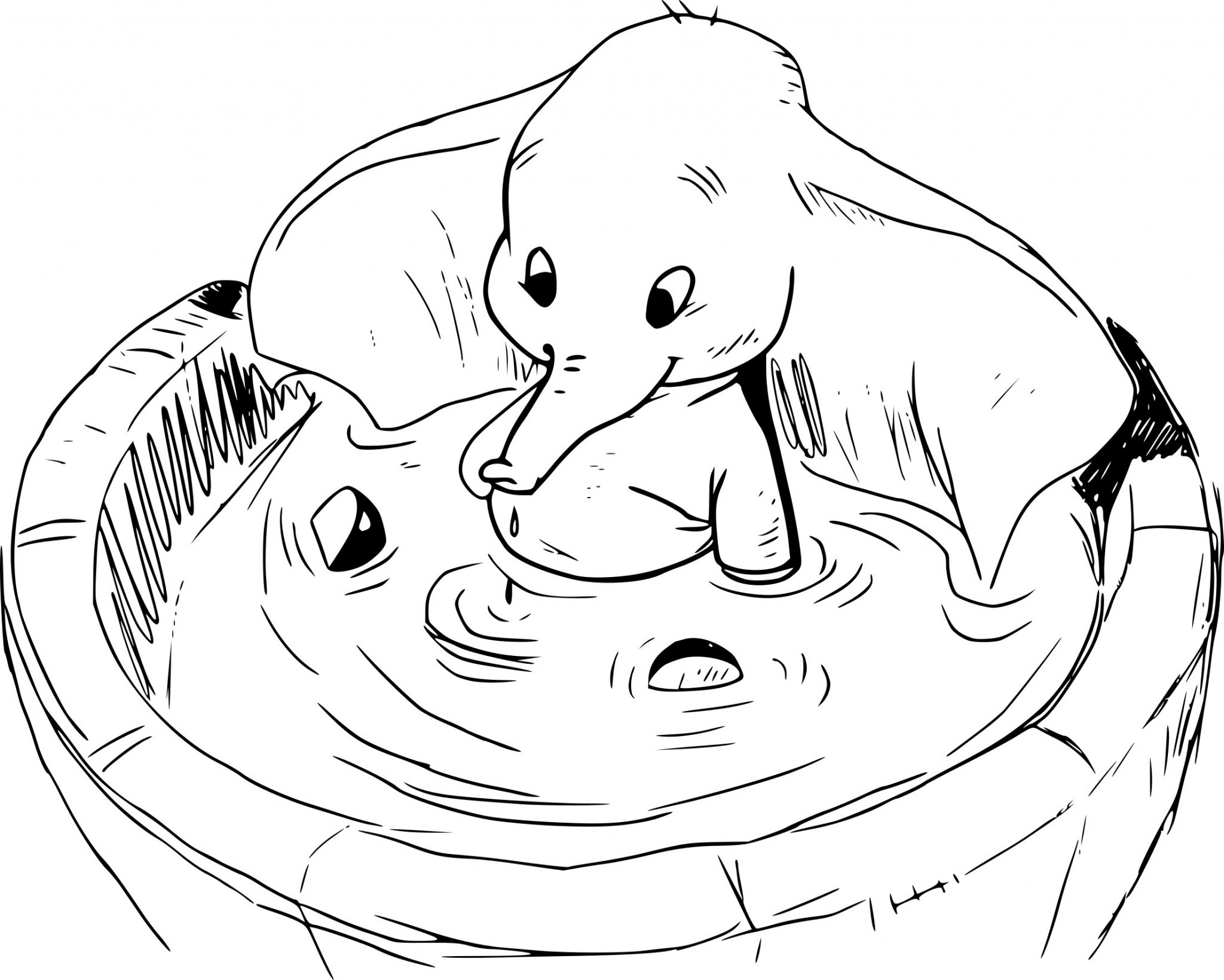 Coloring page: Dumbo (Animation Movies) #170608 - Free Printable Coloring Pages