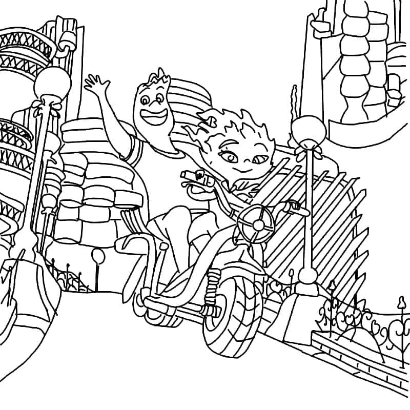Free printable Elementary coloring page #203864 from Animation Movies collection