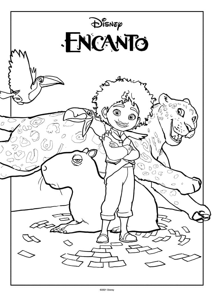 Coloring page: Encanto (Animation Movies) #177352 - Free Printable Coloring Pages