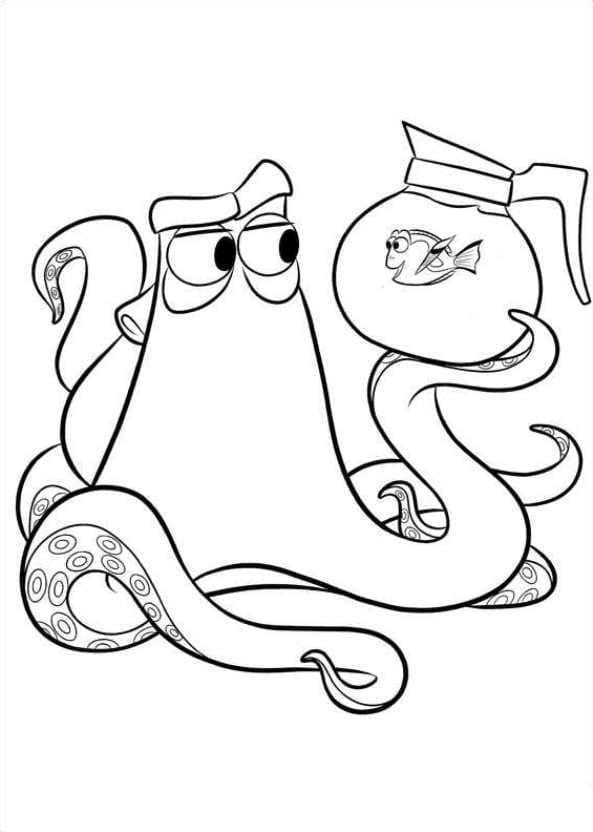 Coloring page: Finding Dory (Animation Movies) #196080 - Free Printable Coloring Pages