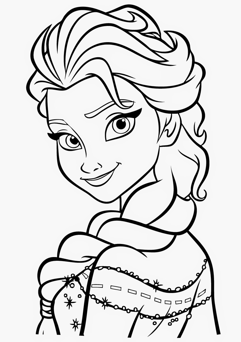 Drawing Frozen 20 Animation Movies – Printable coloring pages