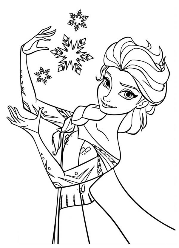 55 Princess Coloring Pages Frozen Elsa  Latest