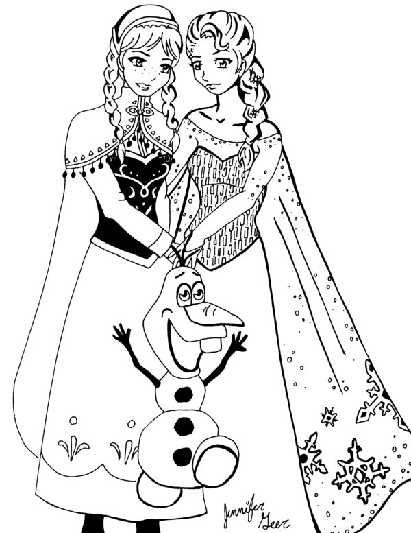 Coloring page: Frozen (Animation Movies) #71772 - Free Printable Coloring Pages