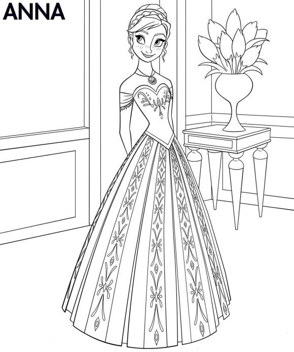 Coloring page: Frozen (Animation Movies) #71806 - Free Printable Coloring Pages