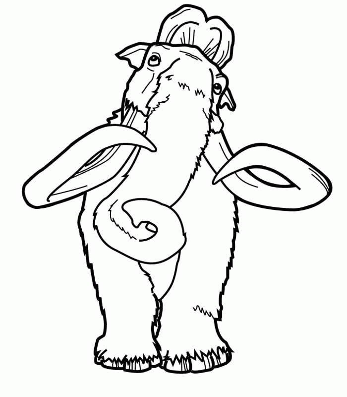Coloring page: Ice Age (Animation Movies) #71540 - Free Printable Coloring Pages