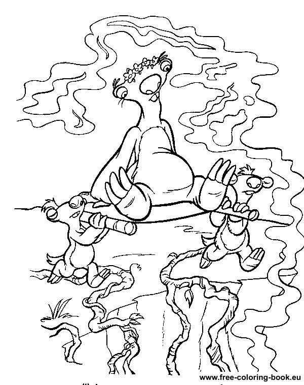 Coloring page: Ice Age (Animation Movies) #71557 - Free Printable Coloring Pages