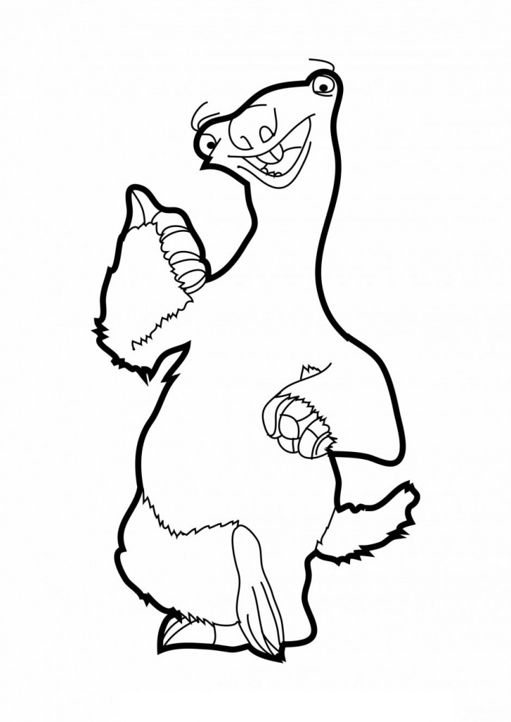 Coloring page: Ice Age (Animation Movies) #71567 - Free Printable Coloring Pages