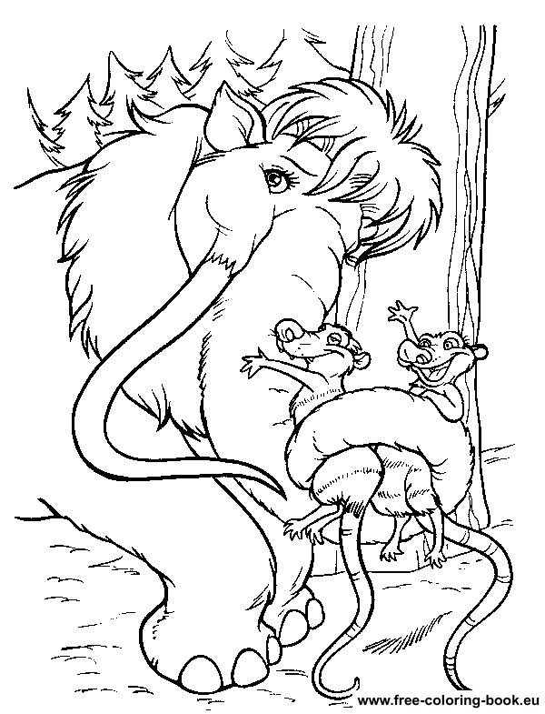 Coloring page: Ice Age (Animation Movies) #71574 - Free Printable Coloring Pages