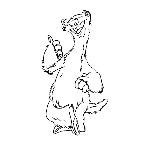 Coloring page: Ice Age (Animation Movies) #71577 - Free Printable Coloring Pages