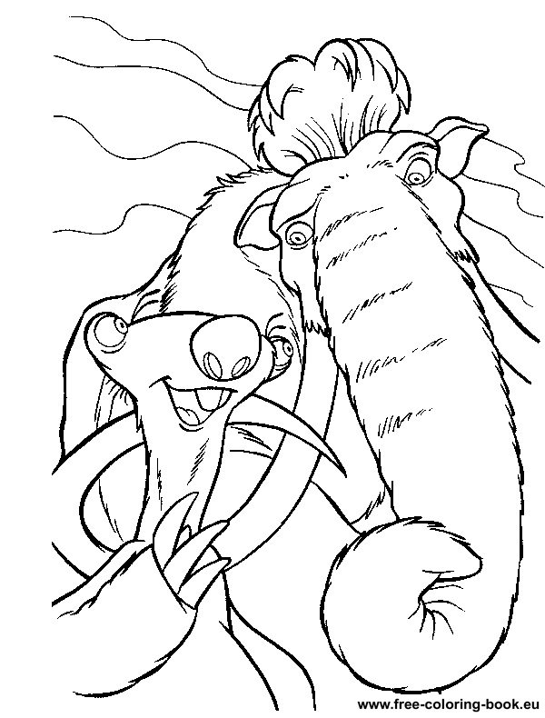 Coloring page: Ice Age (Animation Movies) #71578 - Free Printable Coloring Pages