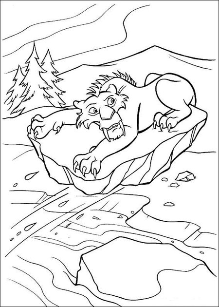 Coloring page: Ice Age (Animation Movies) #71594 - Free Printable Coloring Pages