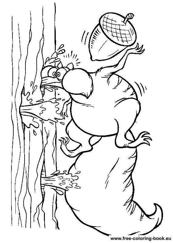 Coloring page: Ice Age (Animation Movies) #71601 - Free Printable Coloring Pages