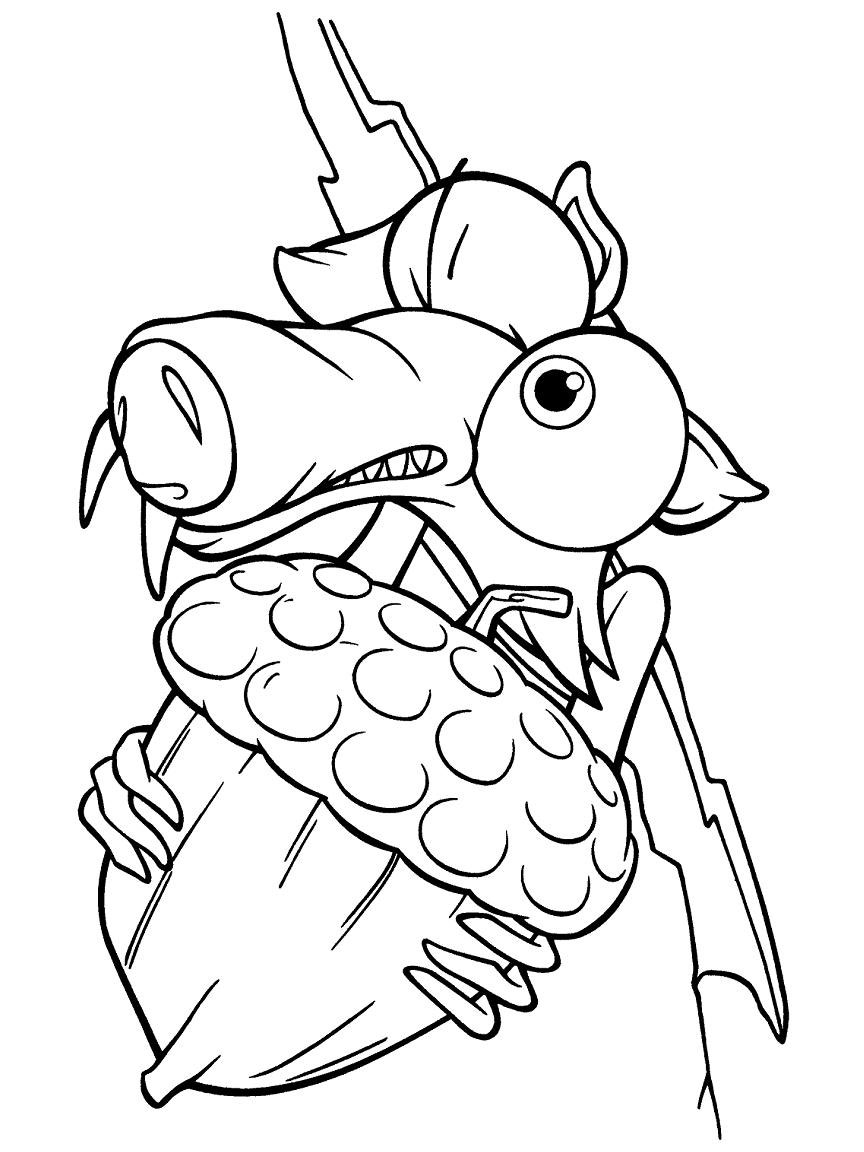 Coloring page: Ice Age (Animation Movies) #71603 - Free Printable Coloring Pages